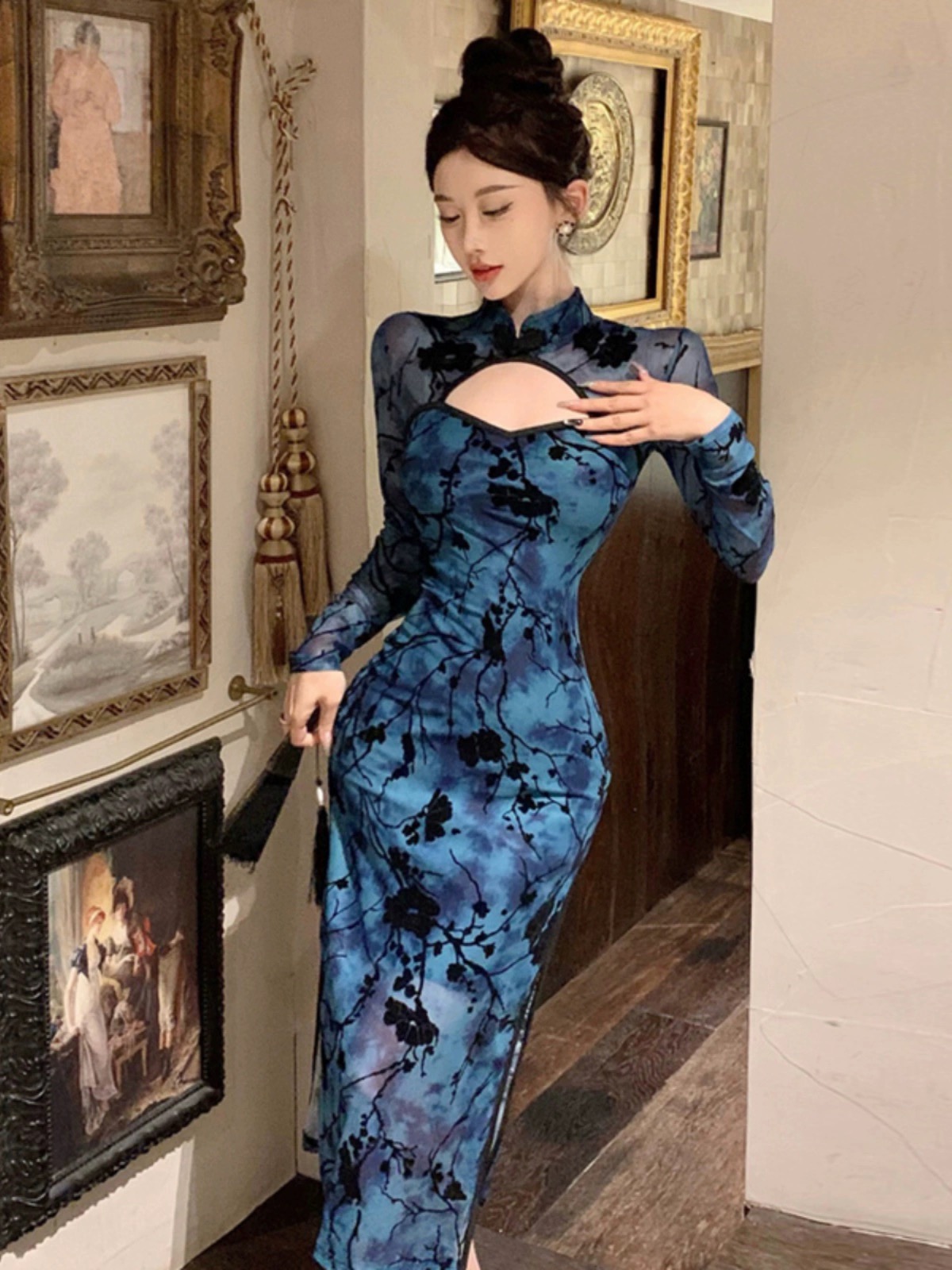 Casual nights qipao dress Q114 images